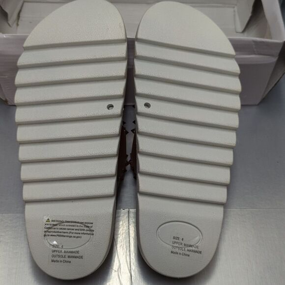 Olivia Miller Sandals Size 6 Cognac - Mule - Slide - Brown - Picture 10 of 13